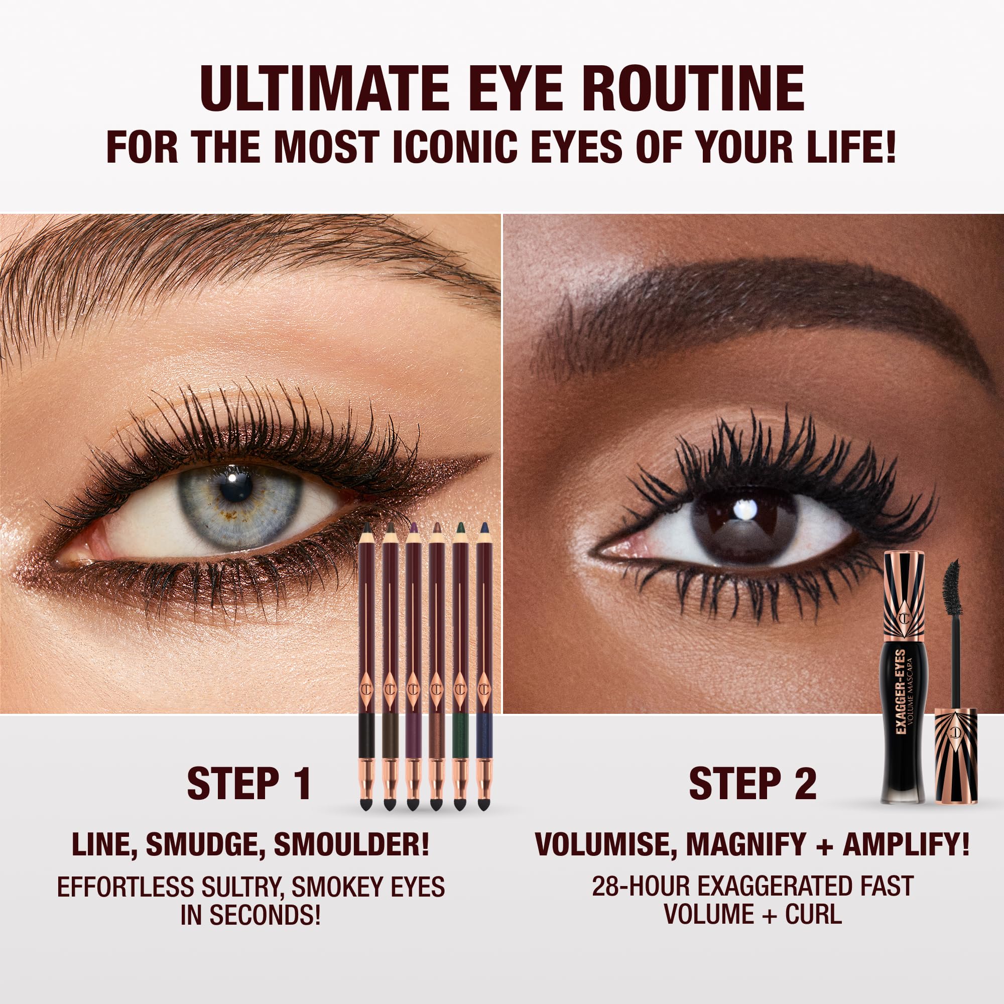 Charlotte Tilbury Rock 'N' Kohl Sapphire Nights delivers jewel-blue impact along the lash line.