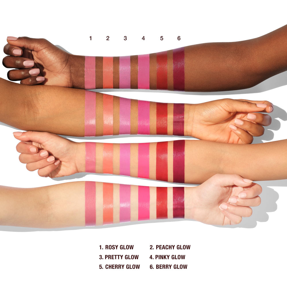 Charlotte Tilbury Unreal Glow in six shades across skin tones.