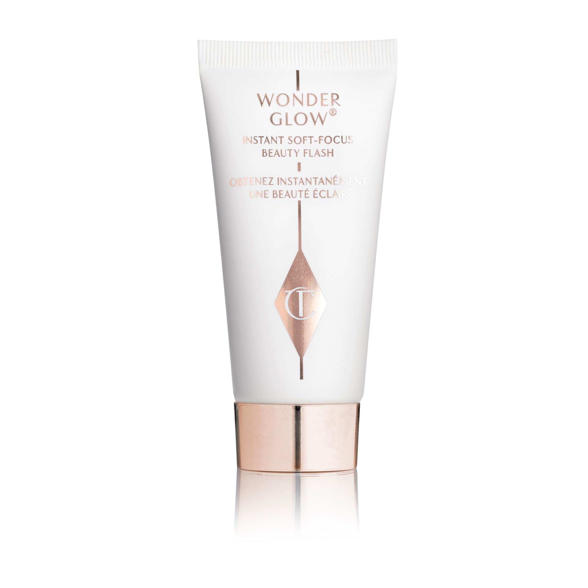 Charlotte Tilbury Wonderglow bottle glow for radiant base and hydrating glow