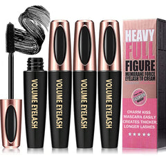 Charm Kiss 3-pack mascara bundle with 4D silk fibers for voluminous lashes all day