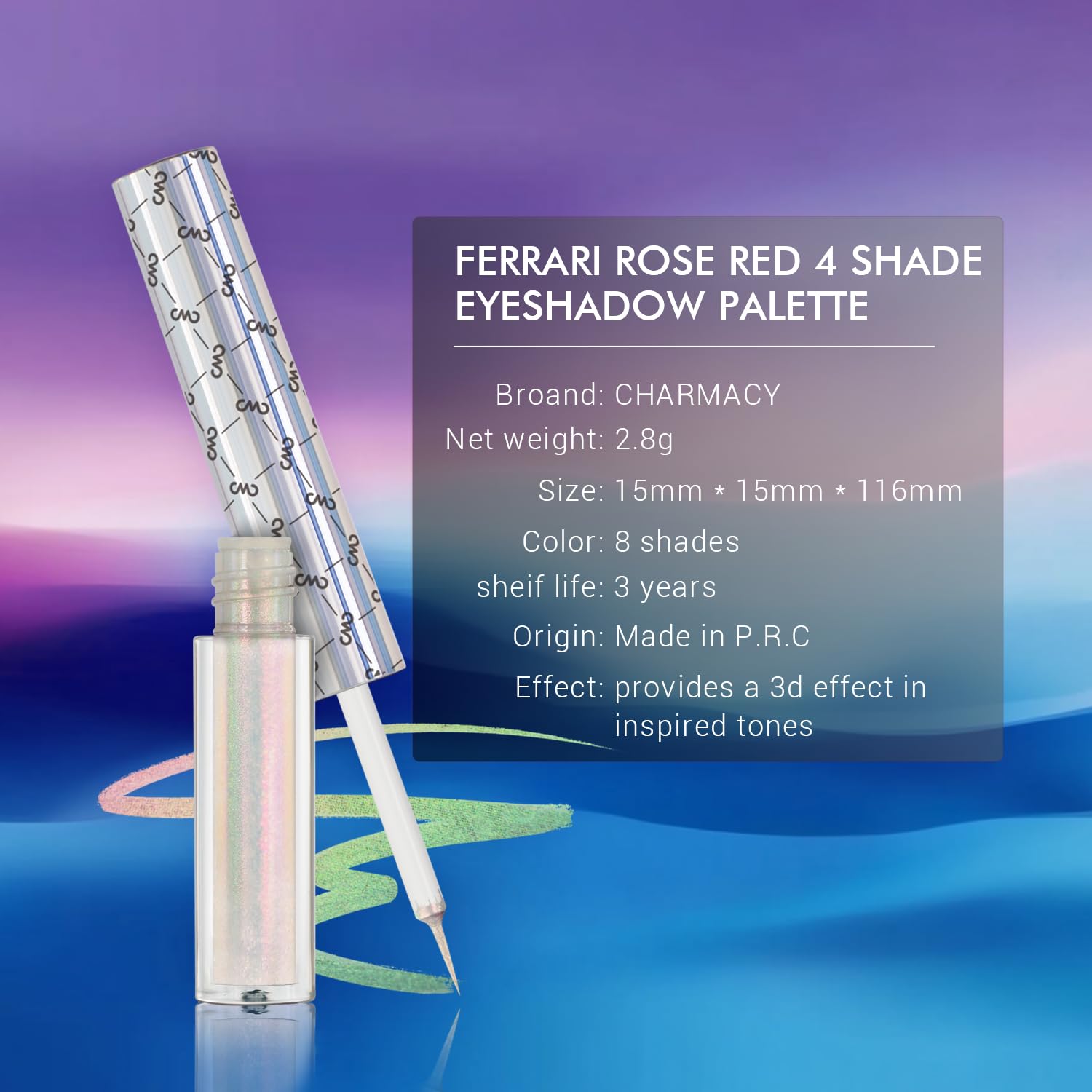 CHARMACY Color-shifting eyeliner enhances eye contour with dramatic versatility.