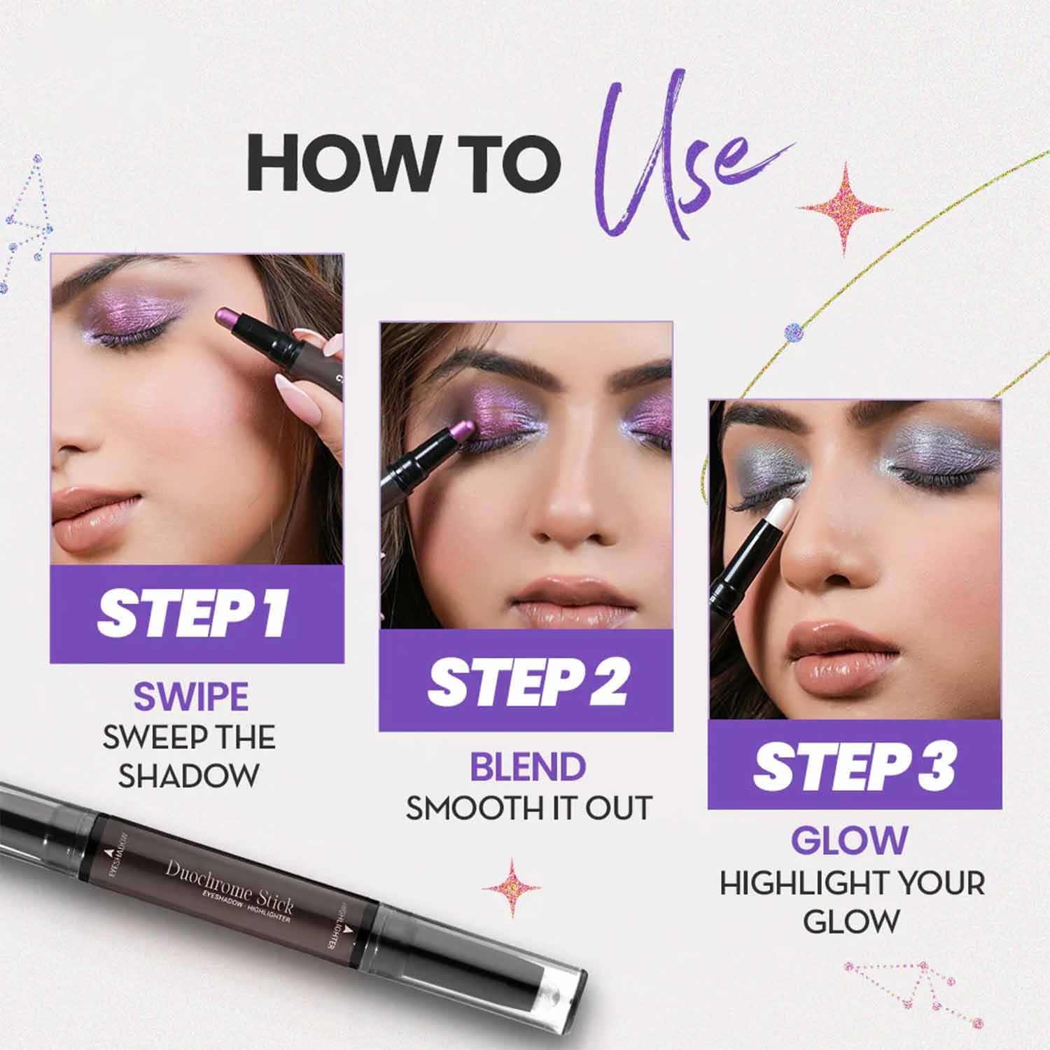 CHARMACY formato portátil para estilos de maquillaje en minutos.
