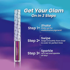 CHARMACY Ultra-fine tip brush enables precise liner application.