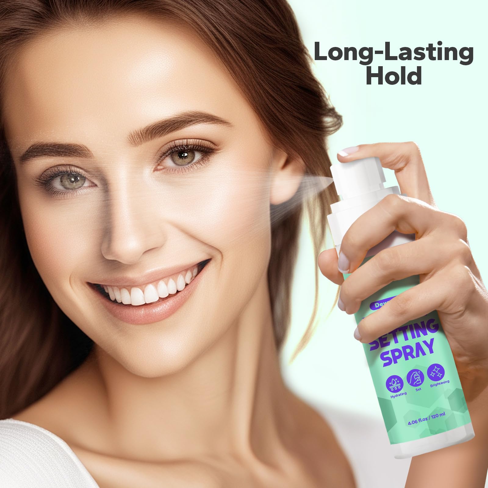 CharmCherry dewy finish spray mist delivers hydrating glow for all skin types
