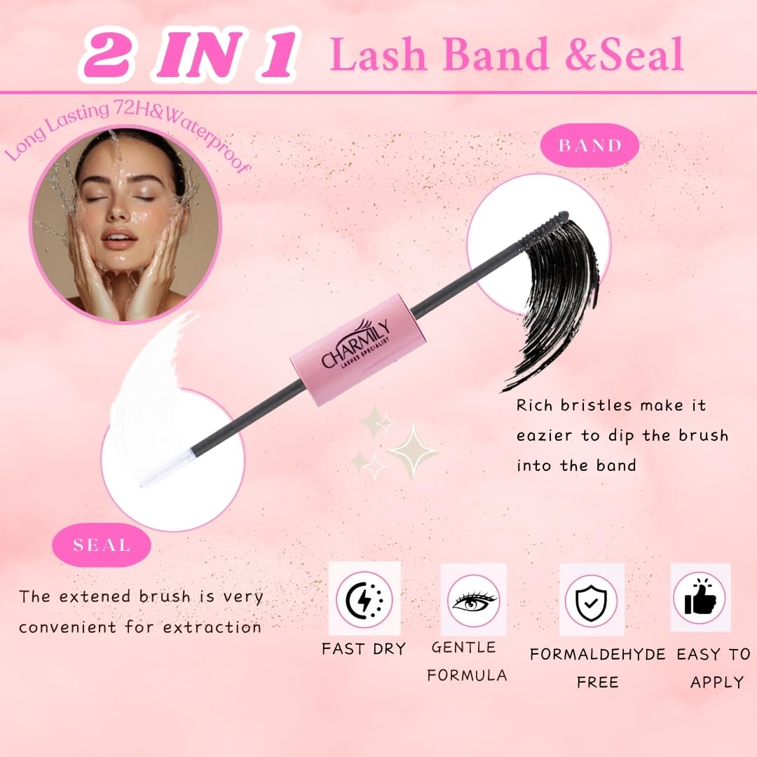 Charmily Ultra-light fiber lashes feel feather-light and comfortable.