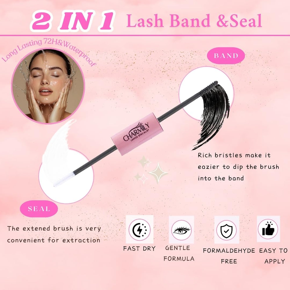 Charmily Ultra-light fiber lashes feel feather-light and comfortable.