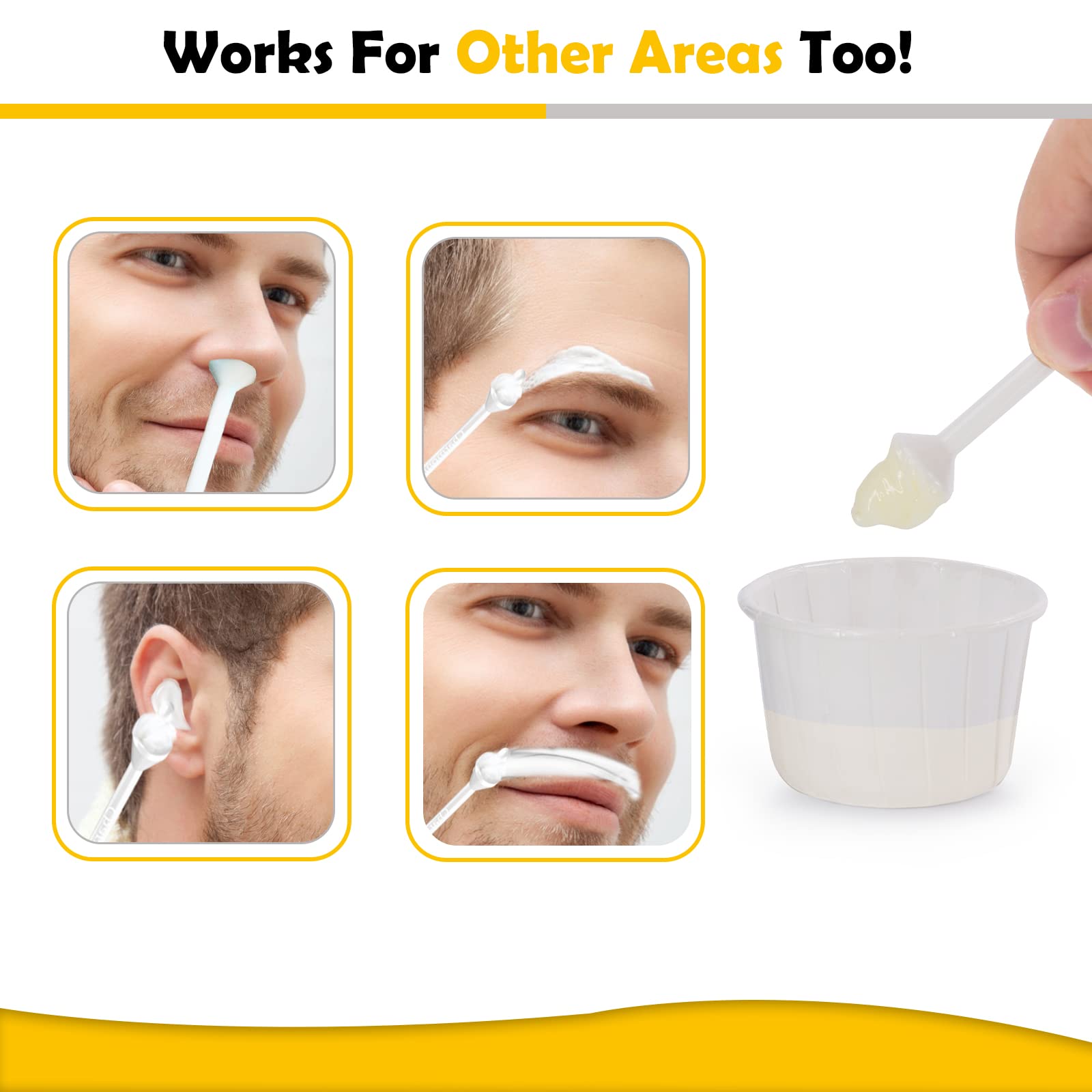 Charmonic long-lasting nose wax results ready for lasting smoothness.