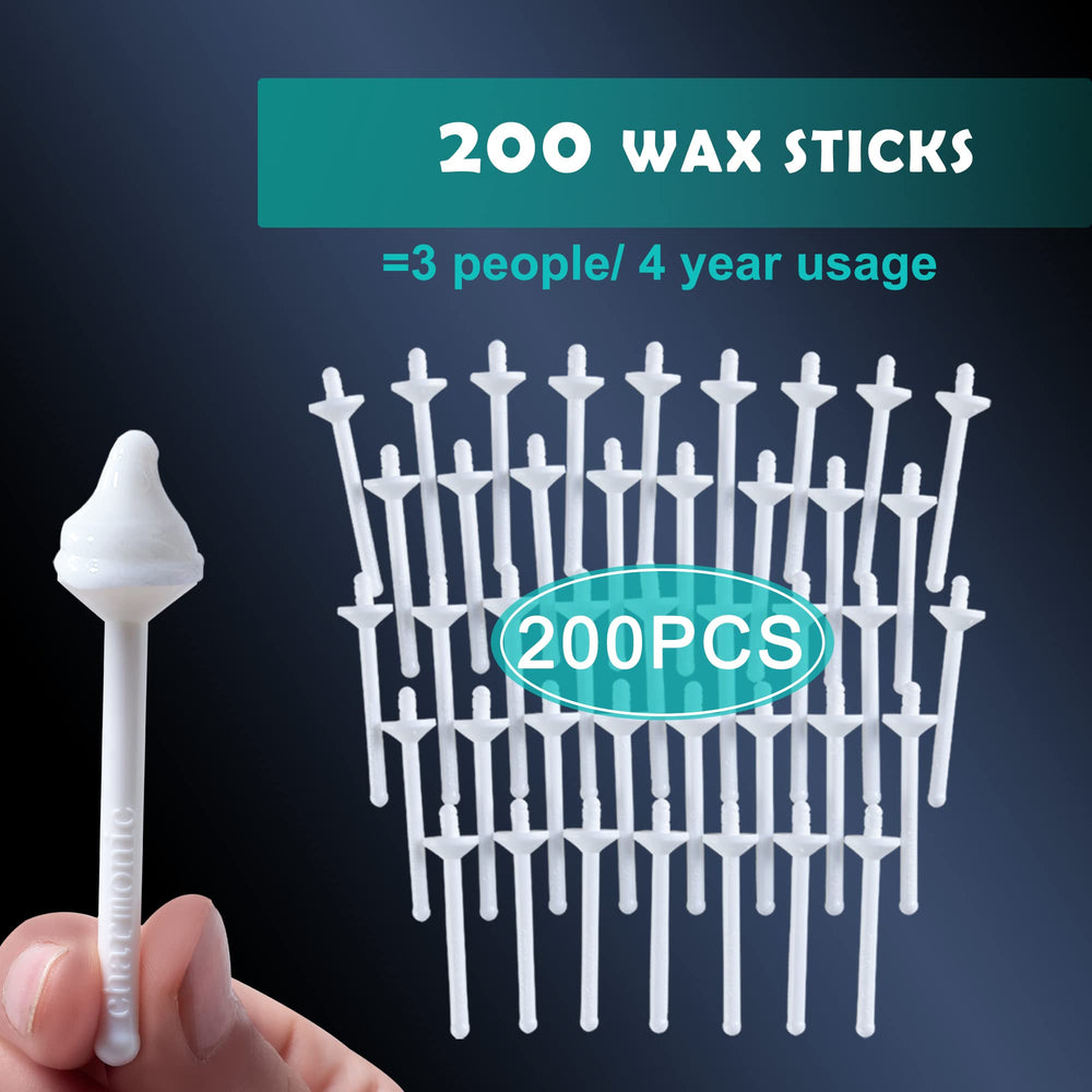 Charmonic nose wax sticks measure 2.6 by 0.6 inches