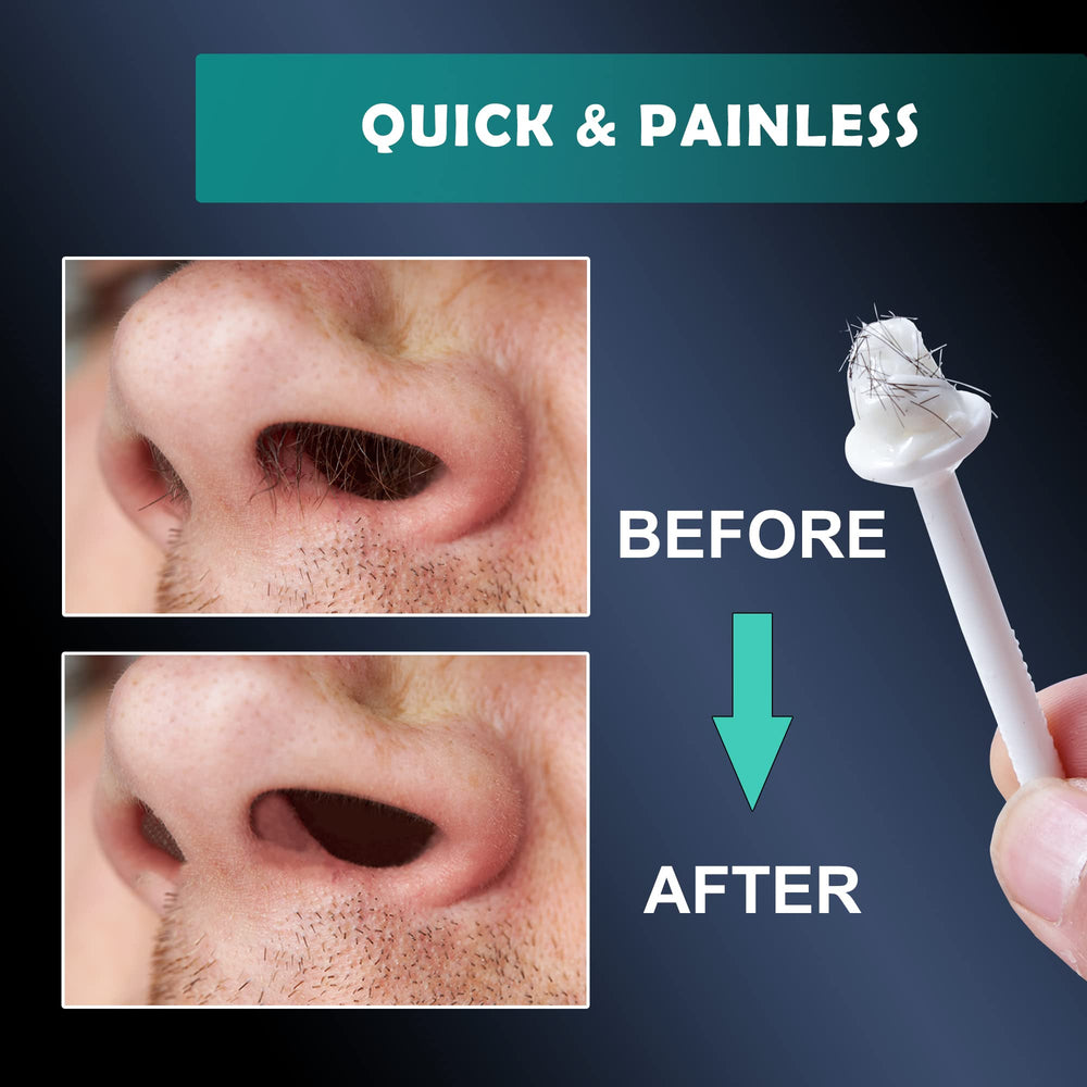 Charmonic nose wax stick with threaded head for precise application