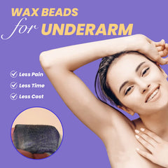 Charmonic wax beads melting closeup highlights ready-to-use formula.