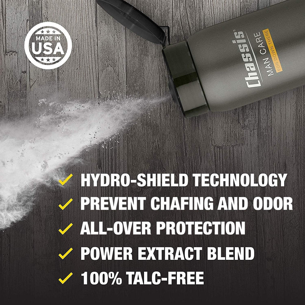 Chassis Ice Max Hydro-Shield odor-block technology for lasting dryness.