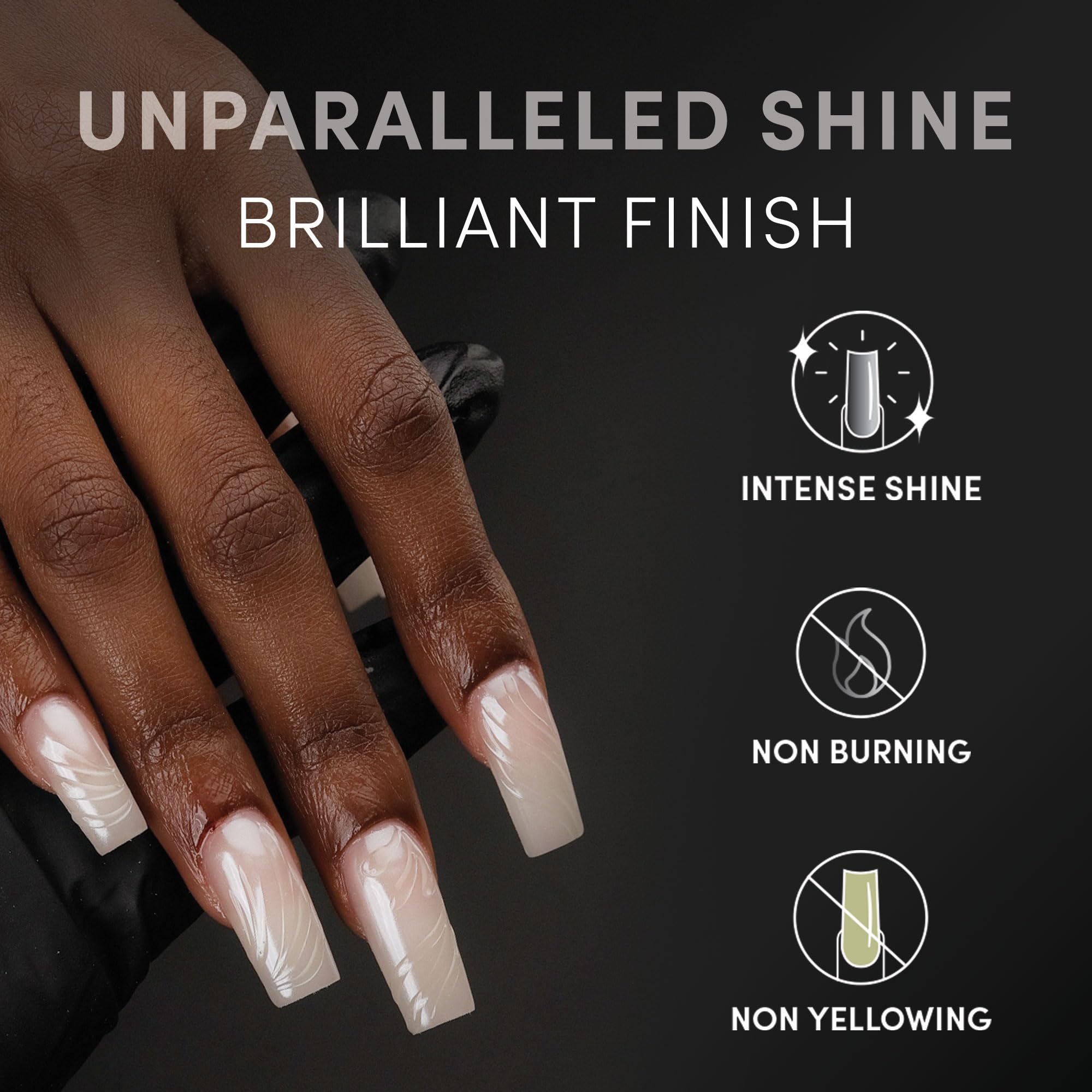 Chaun Legend: acabado duradero que protege la manicura de astillas.