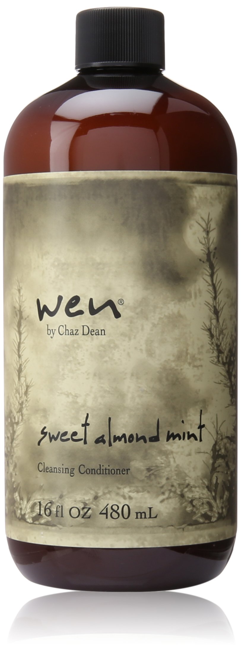 Chaz Dean Wen Sweet Almond Mint cleansing conditioner bottle front for daily gentle hydration