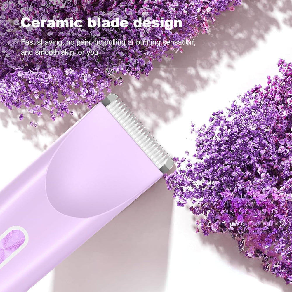 CheckSimple aerospace-grade ceramic blades minimize irritation.