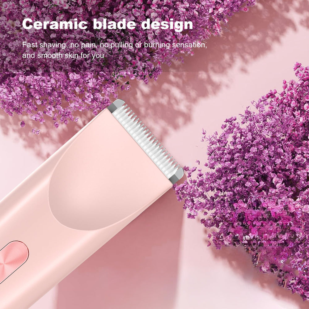 CheckSimple Bikini Trimmer cordless USB charging for on-the-go grooming.