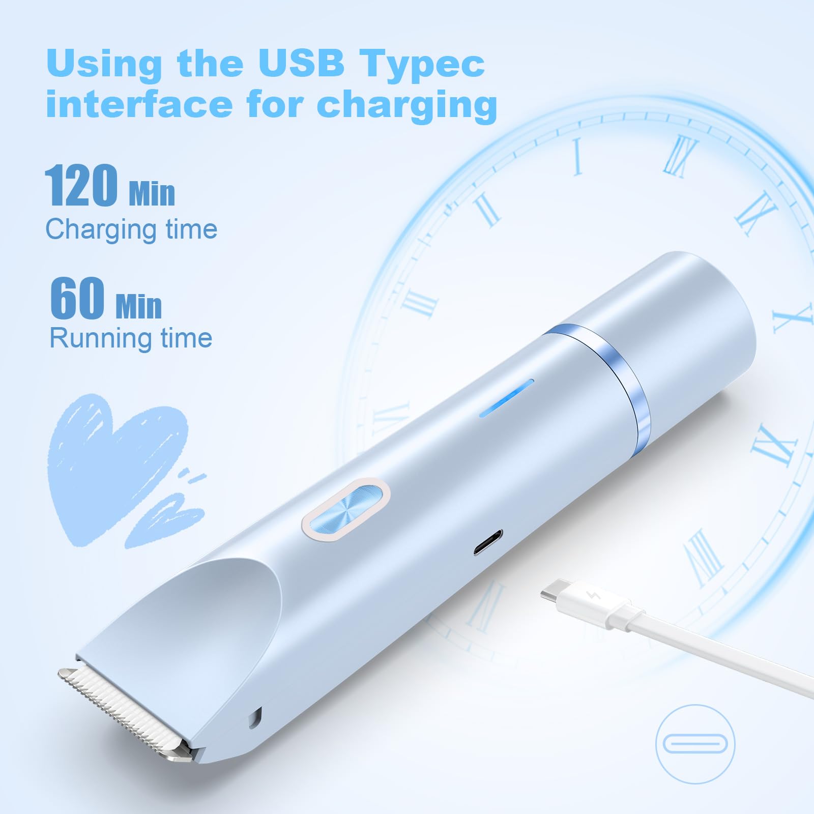 CheckSimple bikini trimmer USB charging for battery-ready performance.
