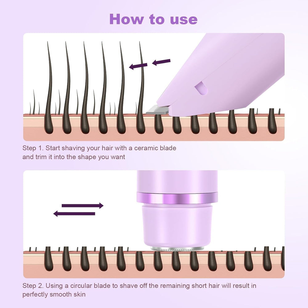 CheckSimple Dermave bikini shaver 2-in-1 for versatile grooming.