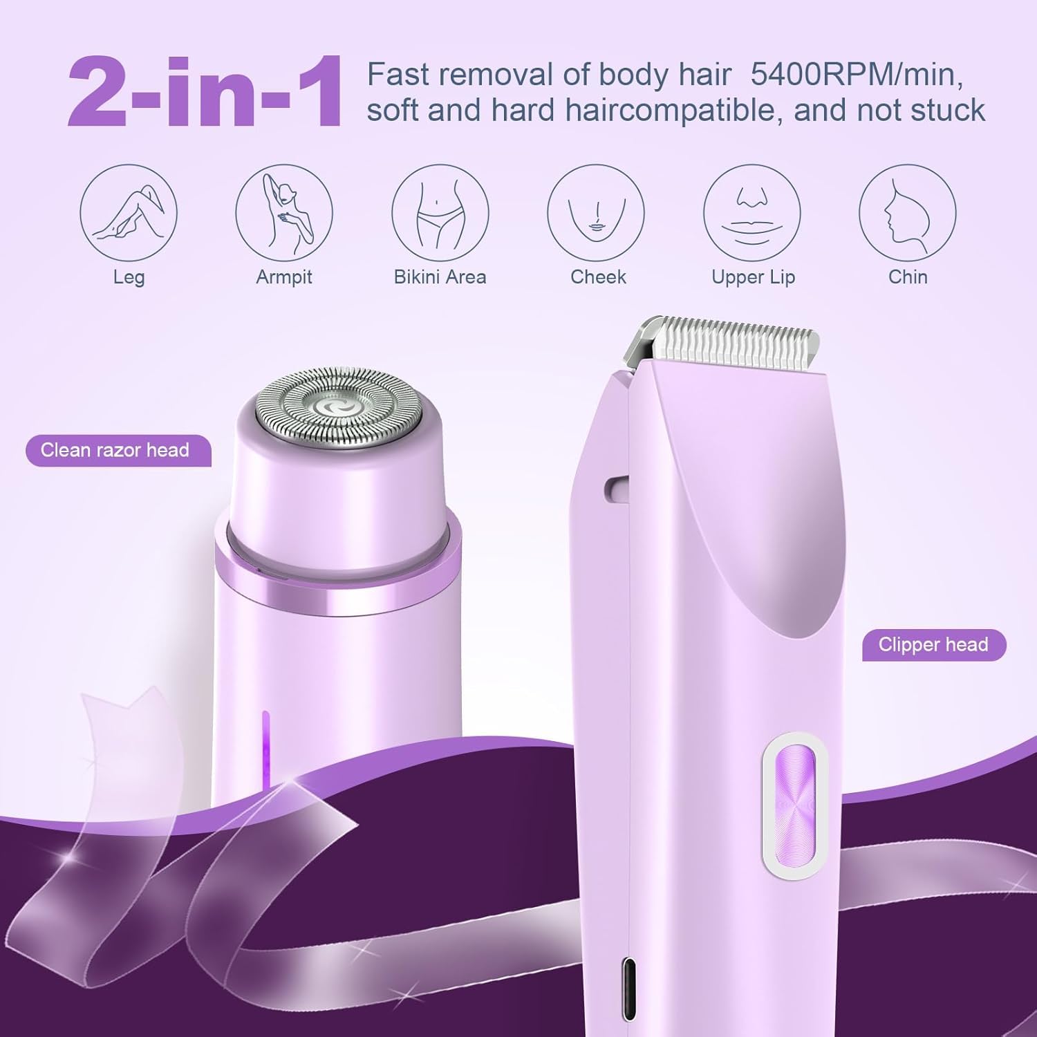 CheckSimple dual-head bikini trimmer for precise trimming.