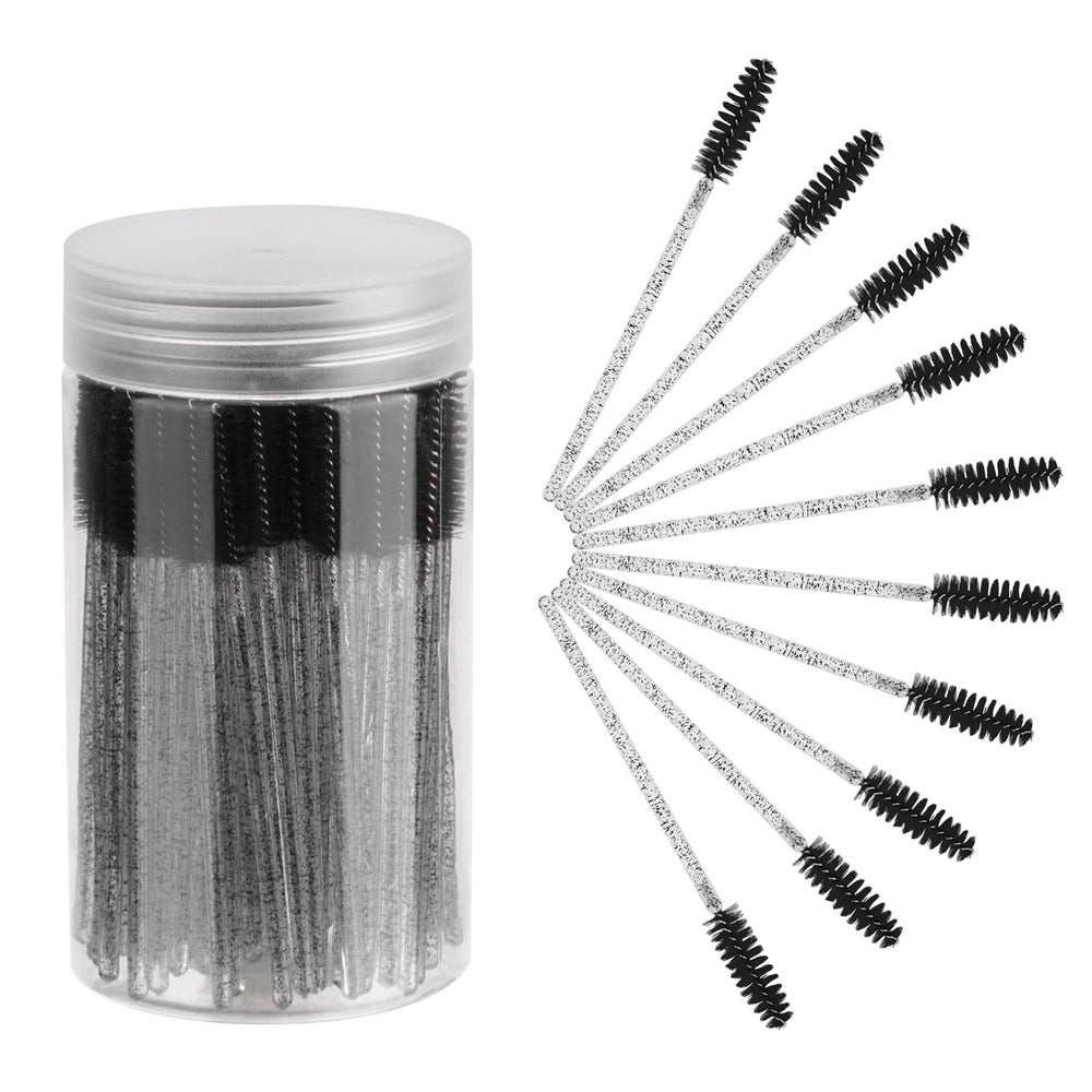 CHEFBEE disposable eyelash brush with container keeps tools organized on the go