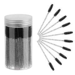 CHEFBEE disposable eyelash brush with container keeps tools organized on the go