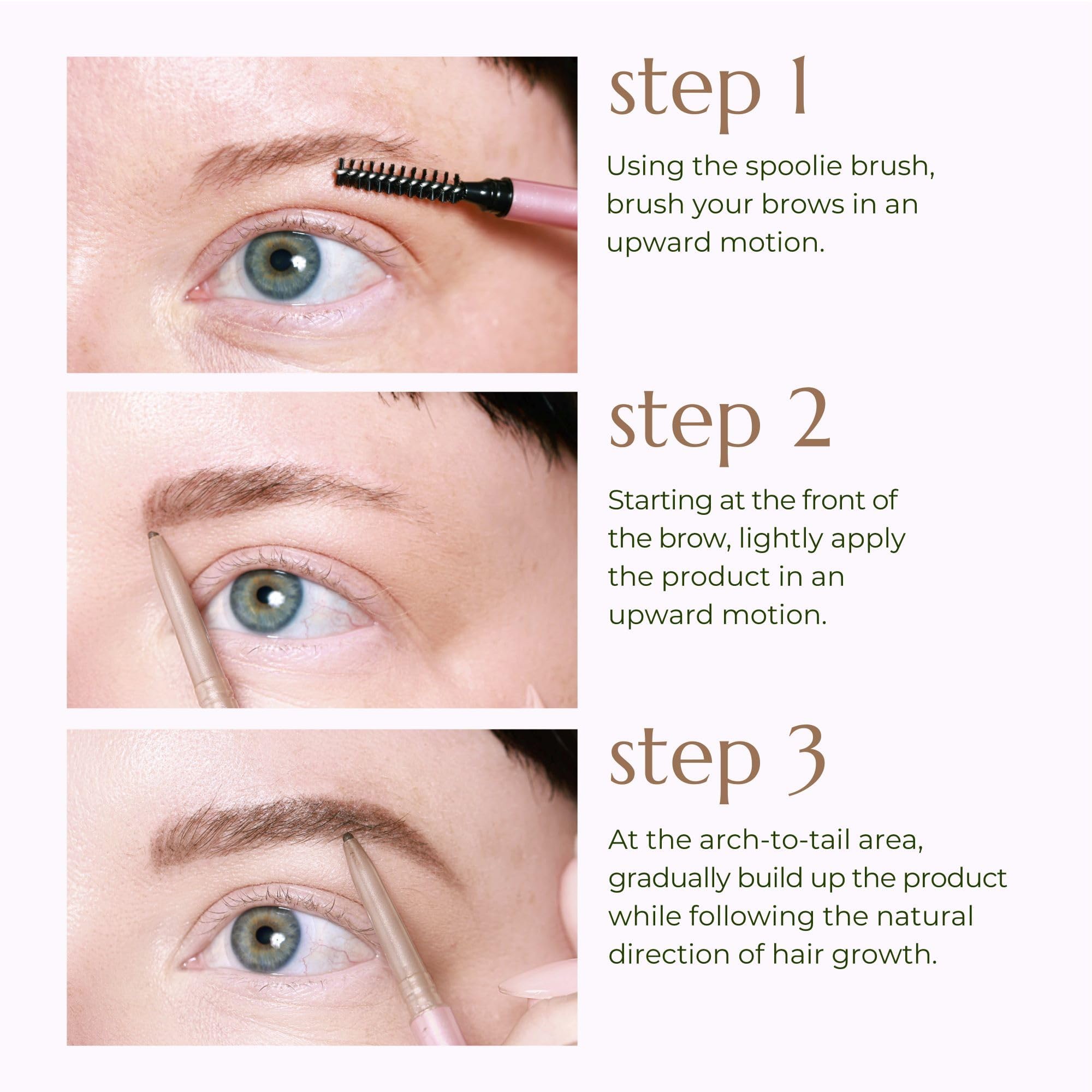 Chella ultra-fine precision tip creates natural-looking hair-like strokes