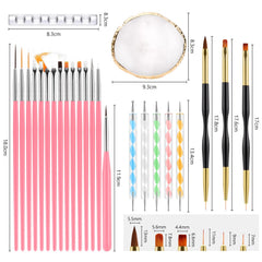 Chemailon gold-edge resin nail palette ideal for color blending and display