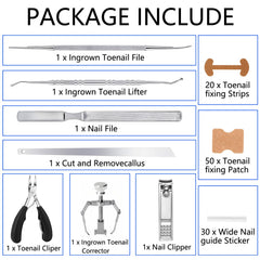 Chemailon ingrown nail corrector guiding growth for healthier balance.