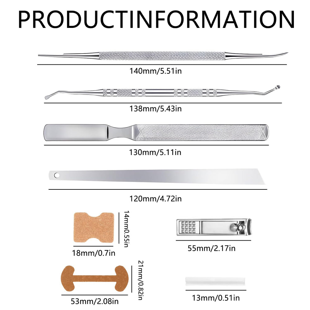 Chemailon 6-piece correction set with patches and buckles for adjustments.