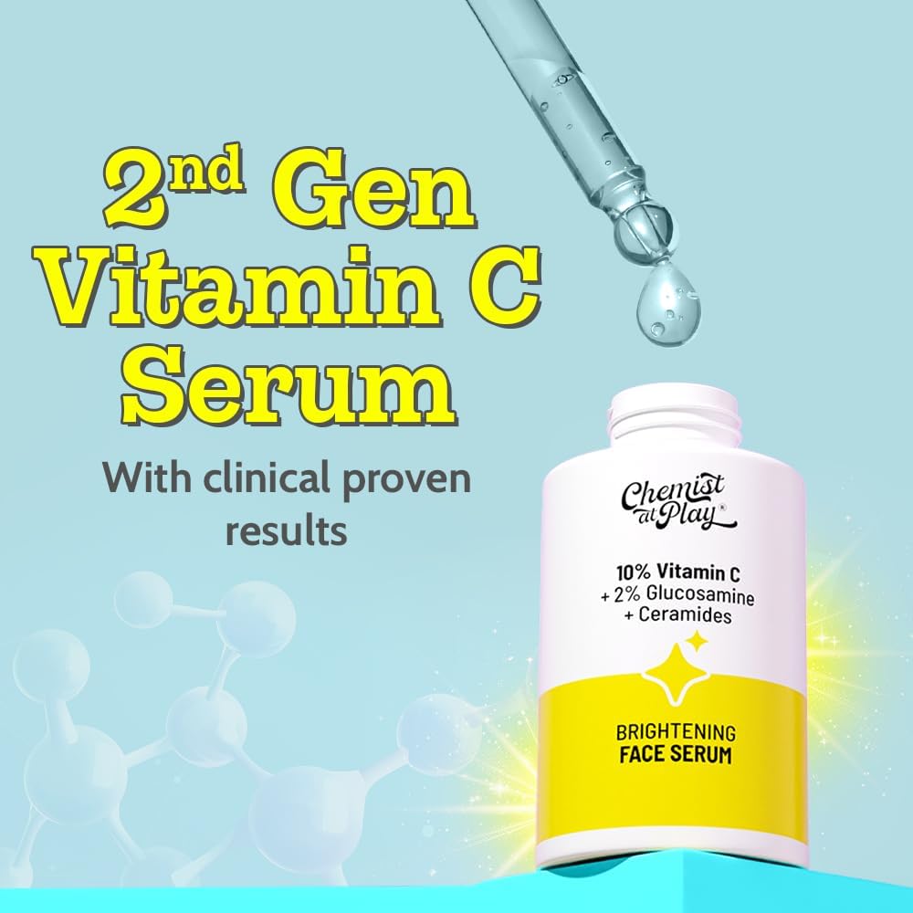 Chemist at Play Sérum Vitamina C: aplicación diaria facilita el cuidado facial