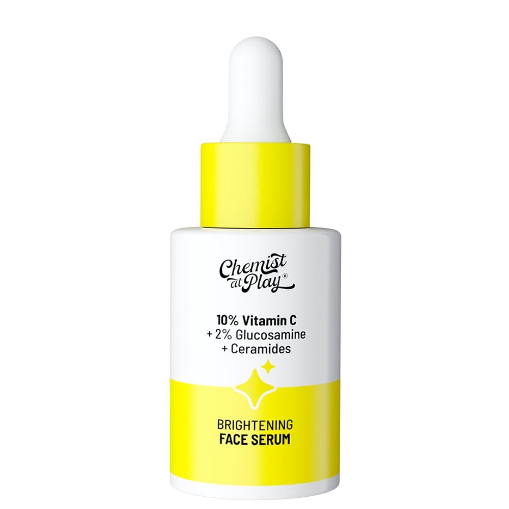 Chemist at Play Sérum Vitamina C: botella elegante para aplicación diaria suave