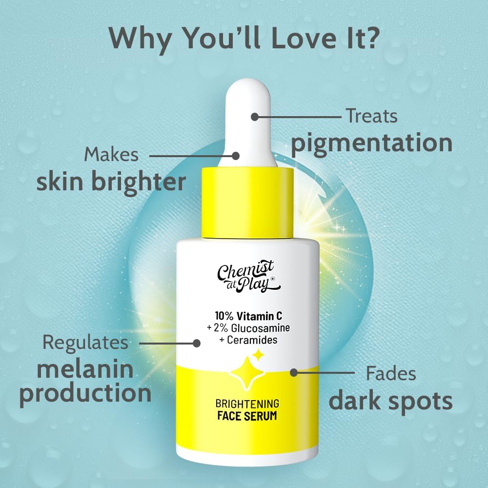 Chemist at Play Sérum Vitamina C: ingredientes clave para renovación suave