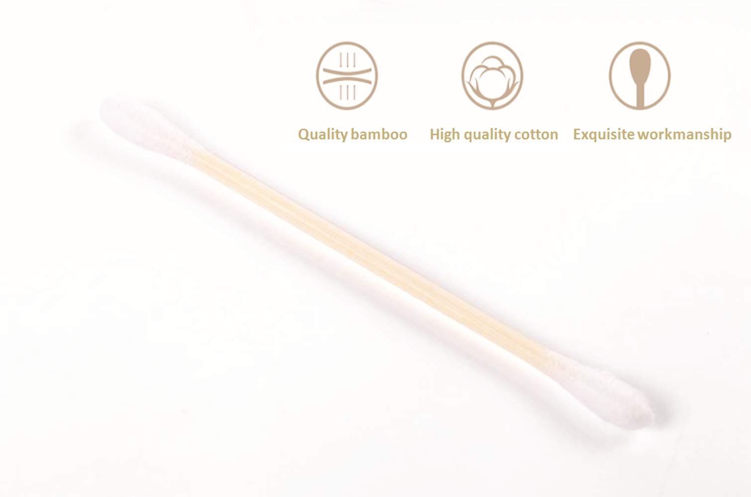 Quanzhou Chenchenchen bamboo cotton swabs suitable for ear cleaning and gentle use.