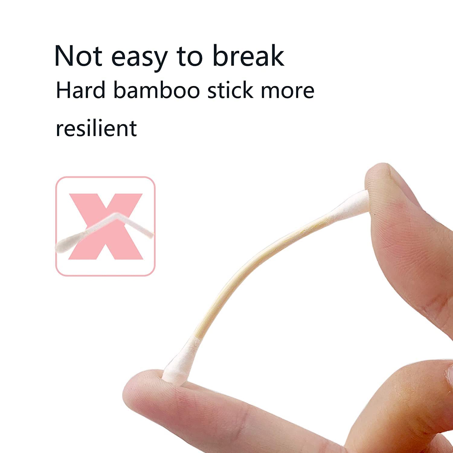 Chenchenchen swabs with 3-inch wooden sticks for precise handling