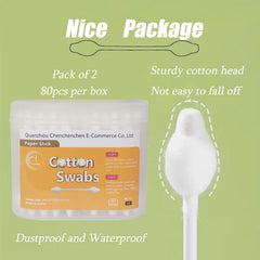 Chenchenchen large-tip swabs for nose, ears, and small spaces.