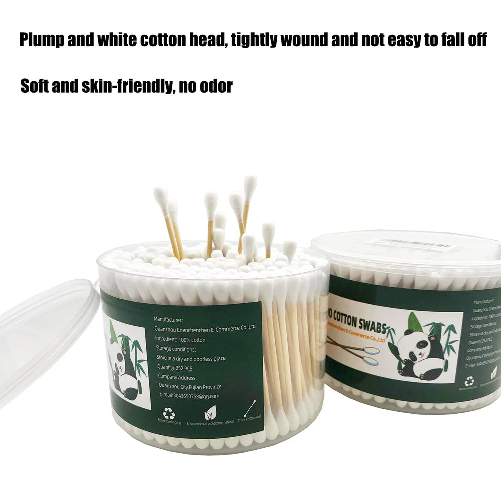 Chenchenchen cotton tips are skin-friendly and soft for makeup removal