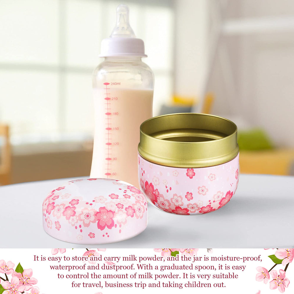 CHENGU flower pattern powder box adds chic decor to home and travel