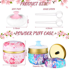 CHENGU soft powder puffs ideal for gentle skin contact during use