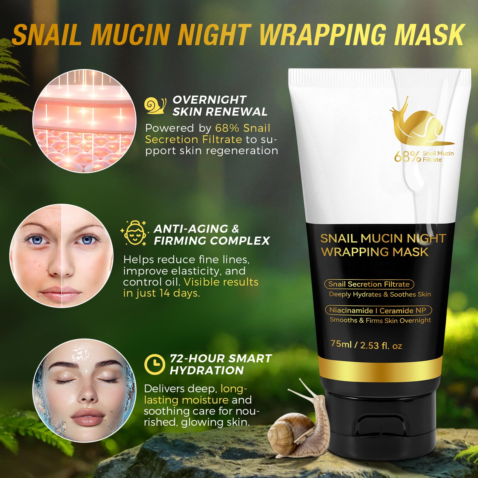 chenyayun 15 minute setup showing mask preparation on skin