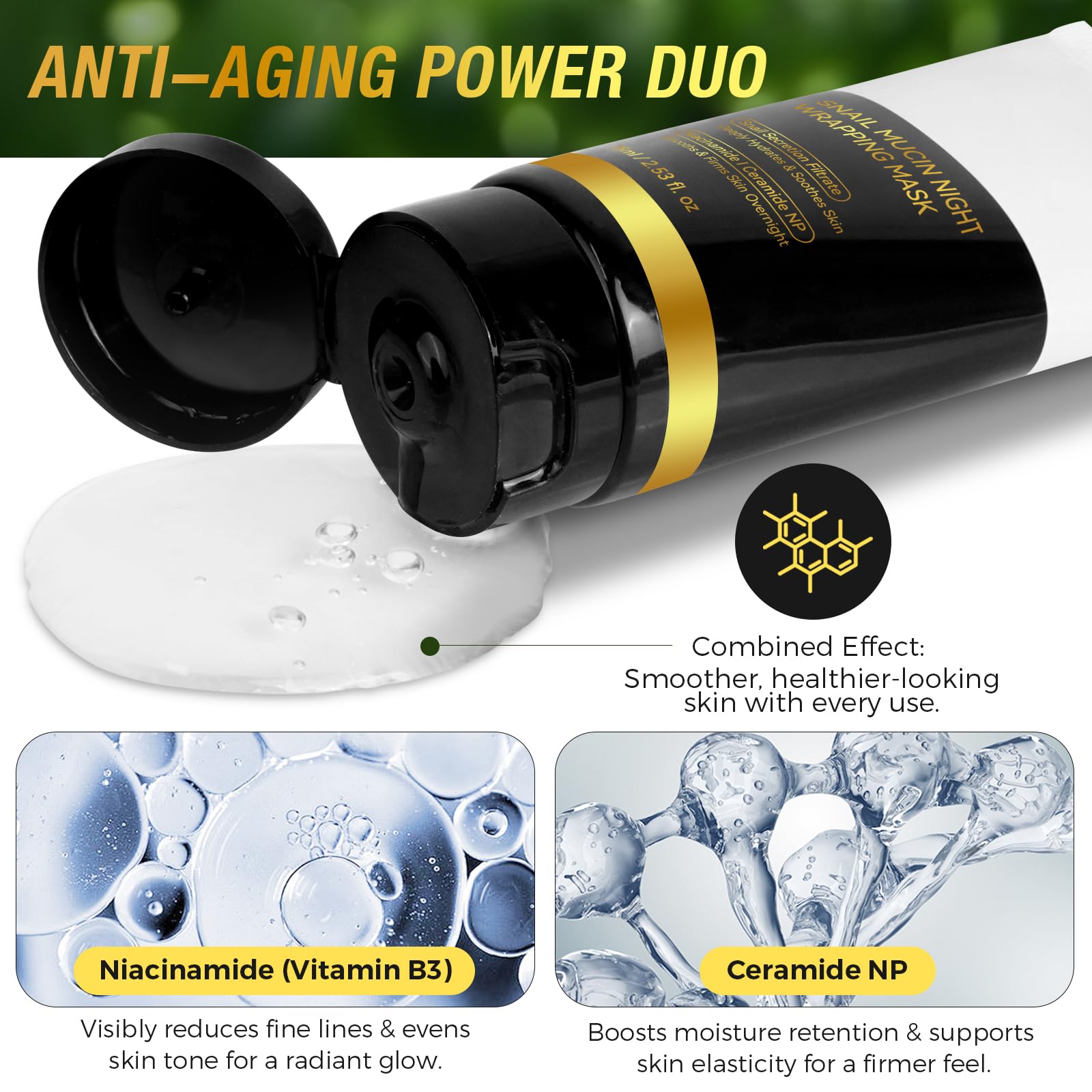 chenyayun mask gel texture spreading smoothly on skin