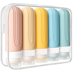 CHEODIN travel bottles with 3oz capacity and leakproof cap for secure luggage storage.