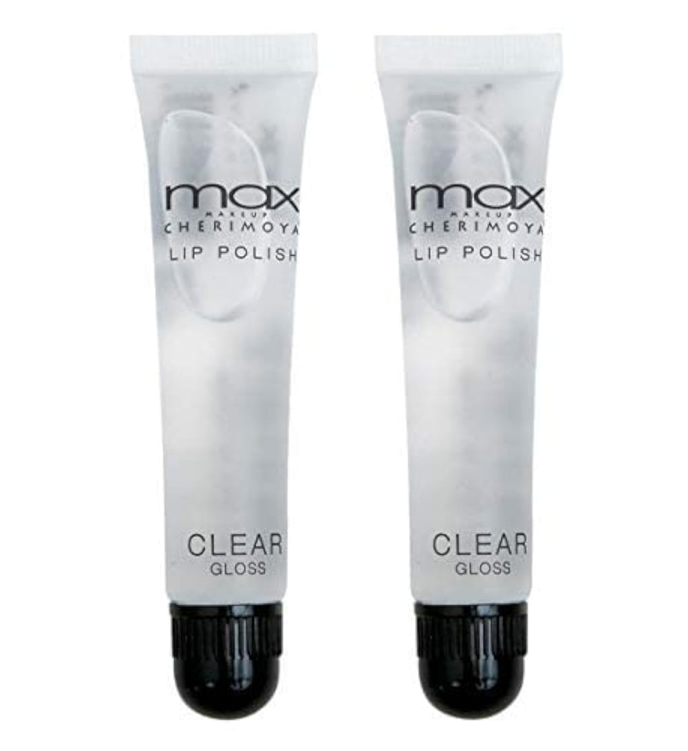 Cherimoya Max brillos labial transparente en tubo para labios hidratados