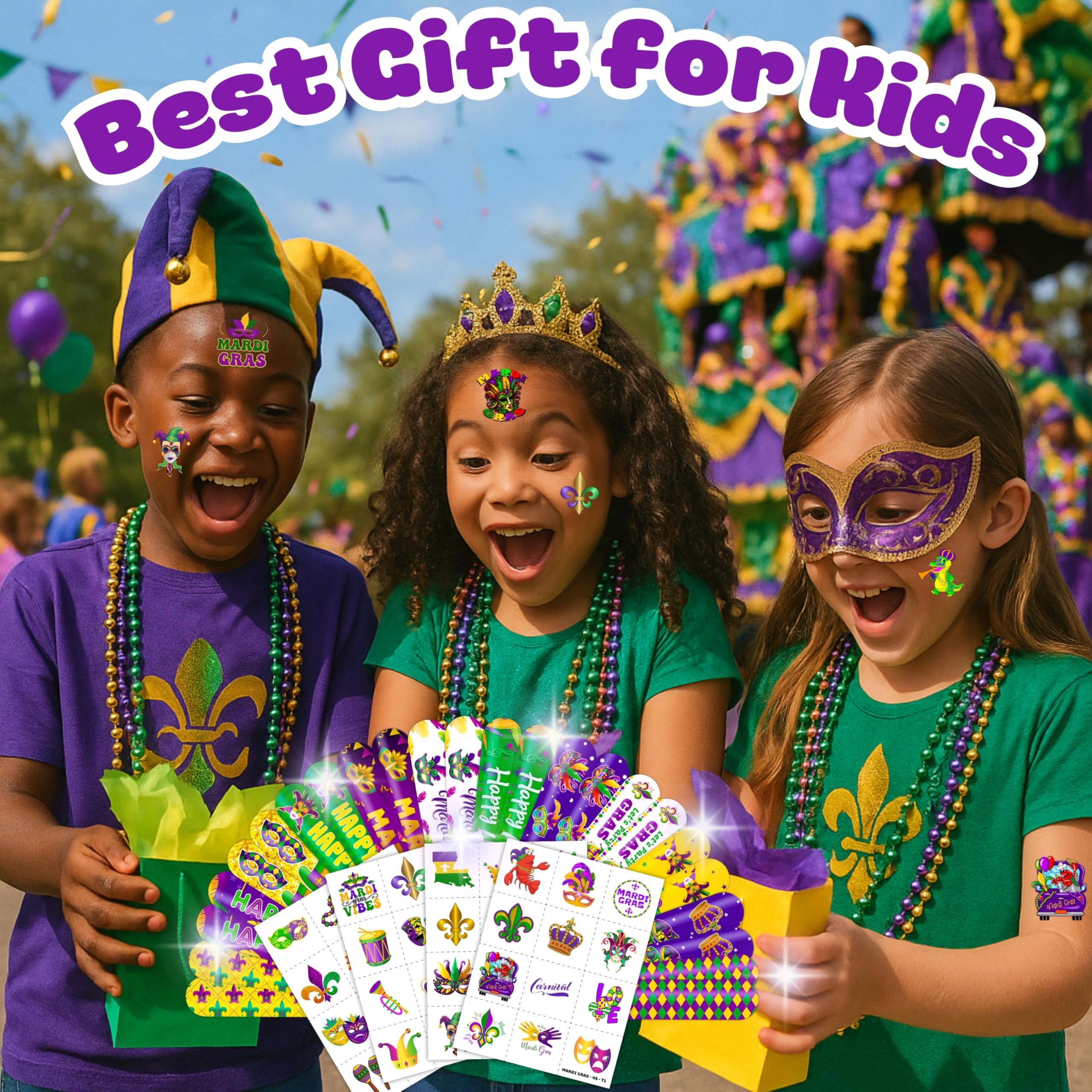Cherisnowy Fat Tuesday pulseras ajuste-deslizante de 23,5 cm para vestir con estilo.
