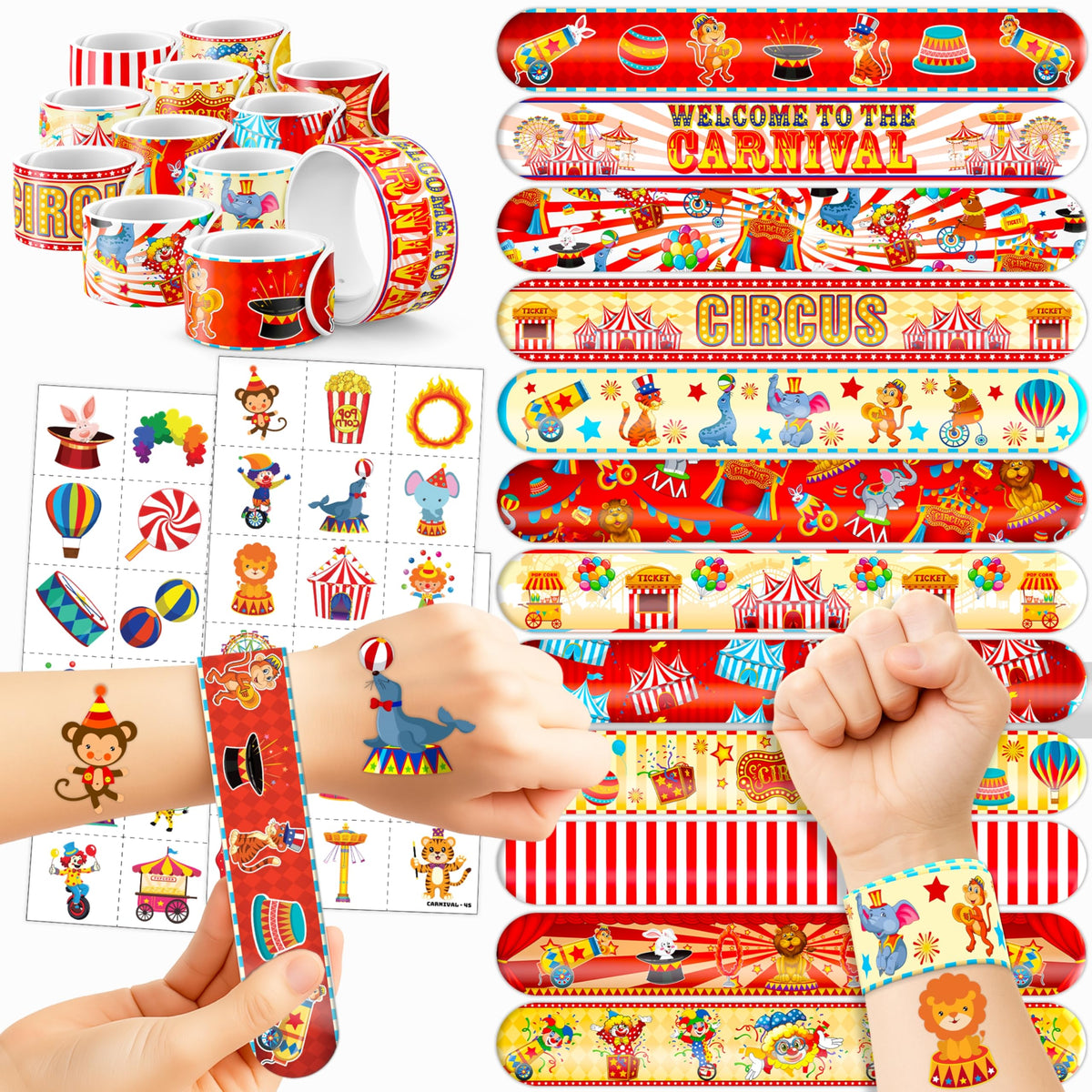 Cherisnowy set carnaval pulseras: ideales como souvenirs de fiesta.