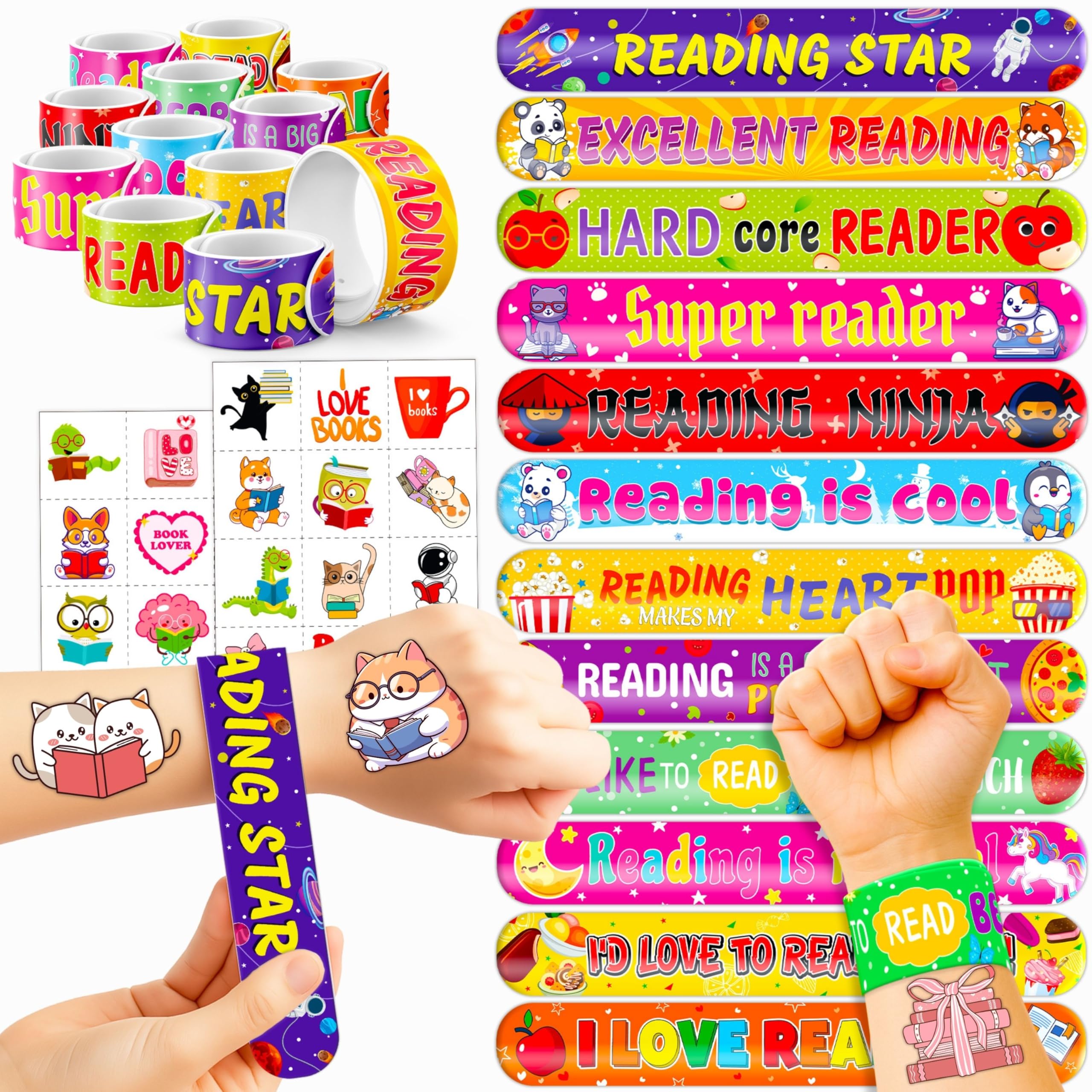 Cherisnowy tatuajes amor lectura: ideales para recompensas de lectura en clase.