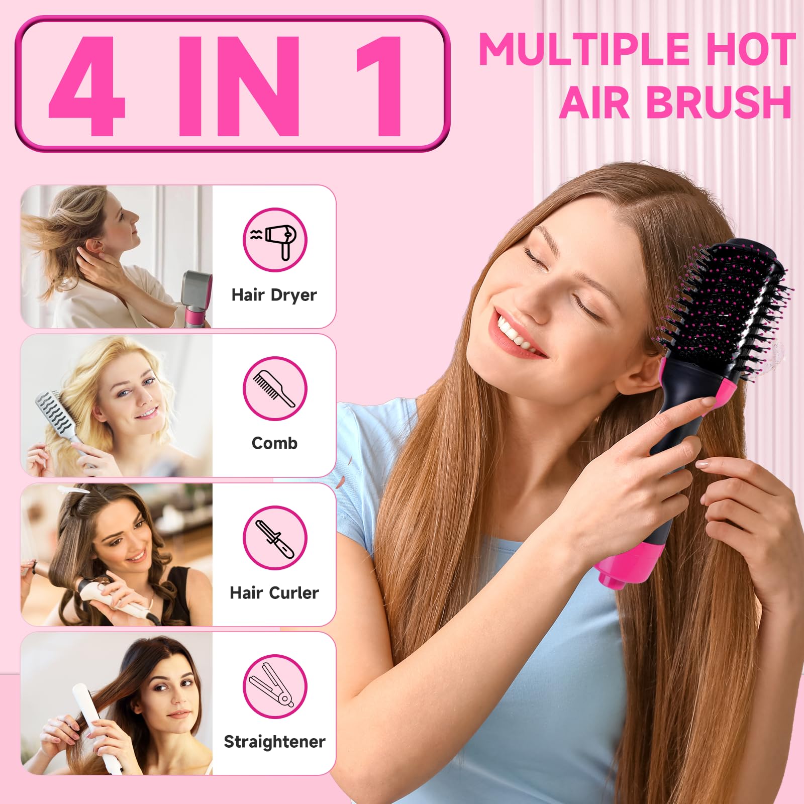 CHERRYSUN all-in-one styling solution saves time and reduces clutter.