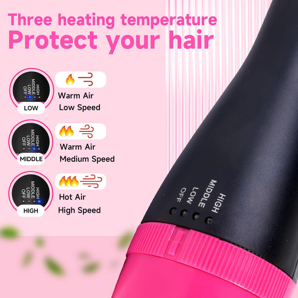 CHERRYSUN ionic ceramic titanium barrel delivers even heat for frizz control.