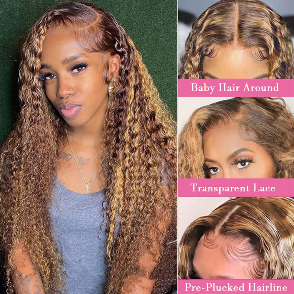 Chesma deep wave lace front cap detail with comfortable cap for long wear.