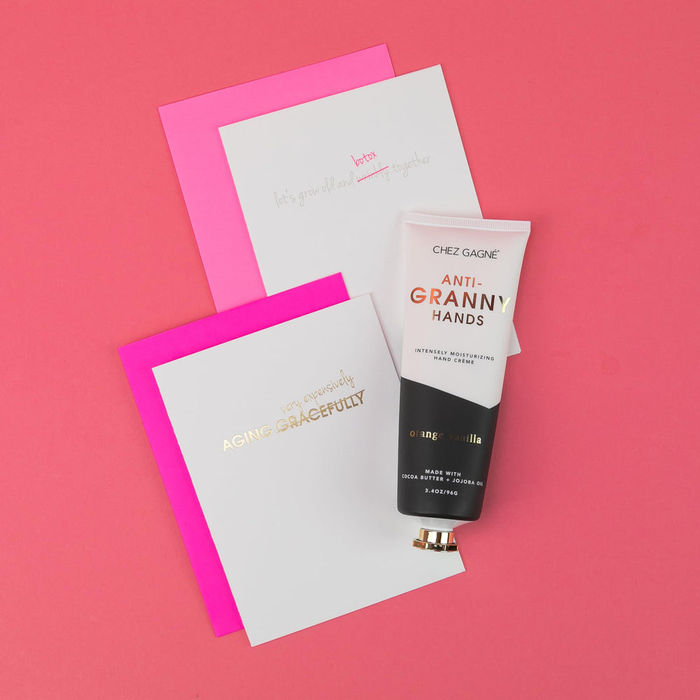 Travel-size 3.4oz hand cream ready for on-the-go use.