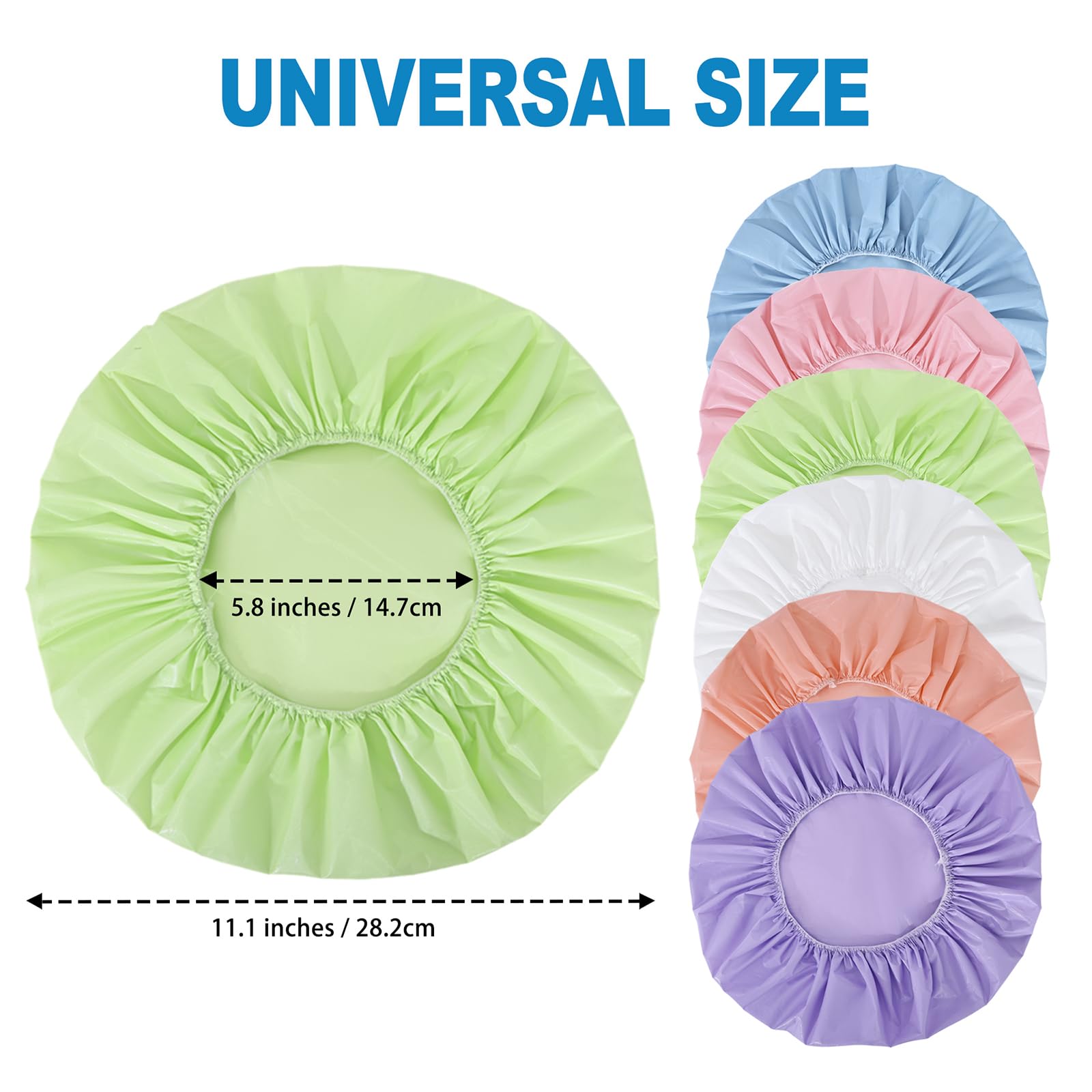 CHFONG candy color set helps keep hair dry during showering and makeup.