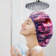 CHFONG capucha ducha interior toalla absorbente facilita remover humedad rápida del cabello.